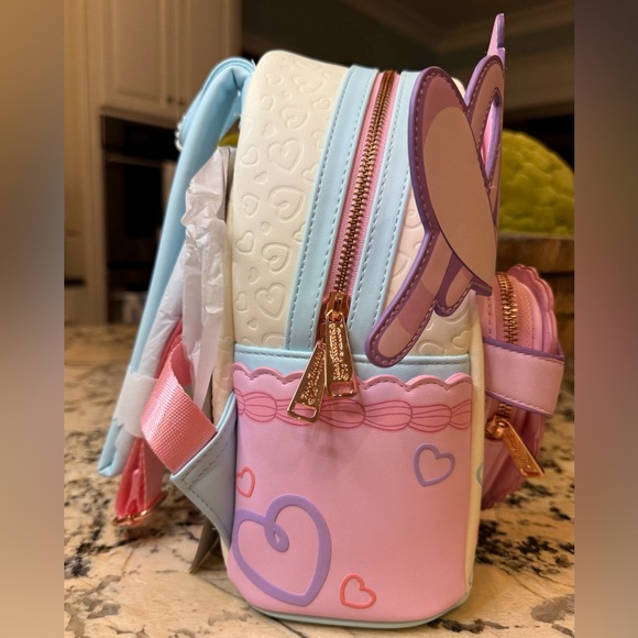 NWT Loungefly Stitch & Angel Be Mine Mini Backpack main image 5